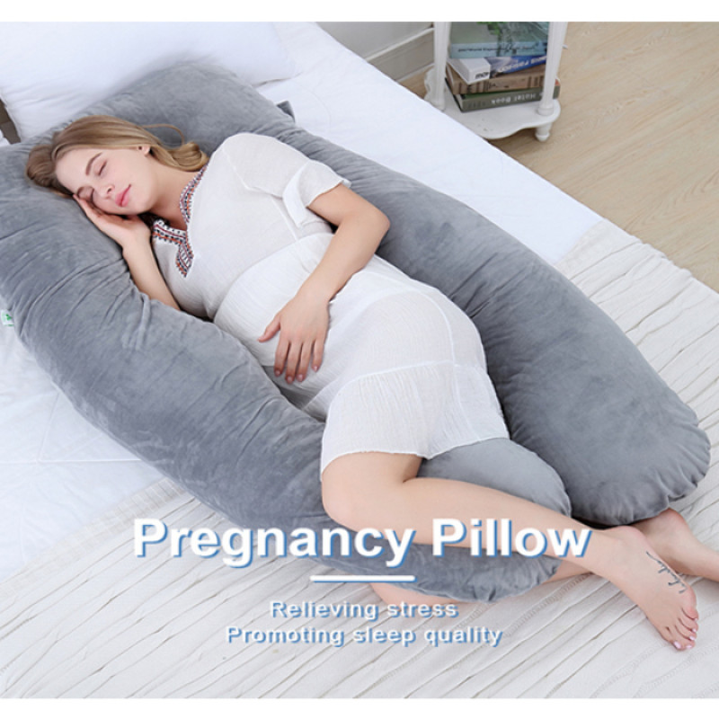 Pillow to outlet support pregnant belly